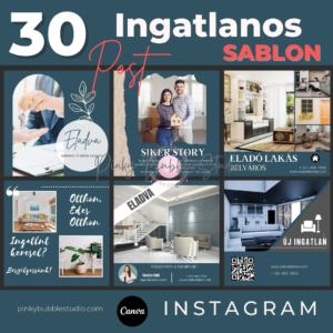 30 Ingatlanos Instagram post sablon
